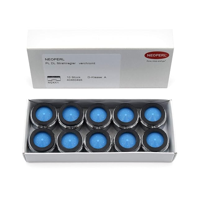 Mousseurs de robinet Neoperl Perlator DL chromés M24, lot de dix