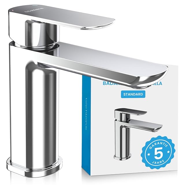 Mitigeur de lavabo chromé Bächlein Mizarela à bec plat