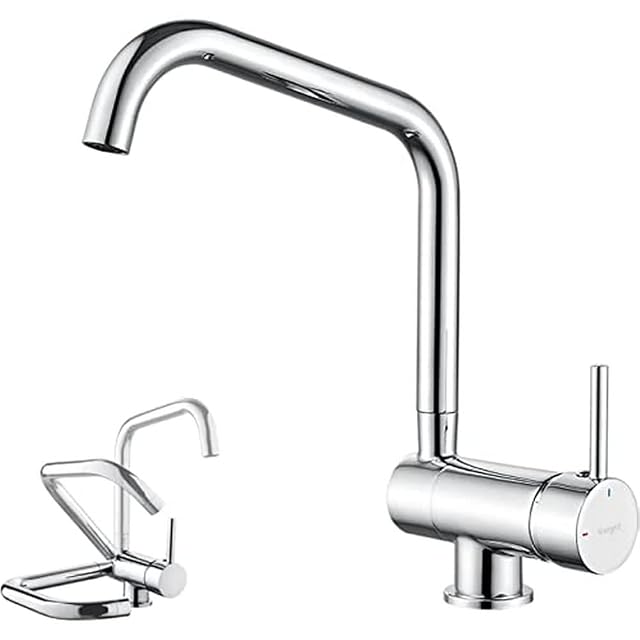 Mitigeur de cuisine rabattable Ibergrif M22106 en inox 304