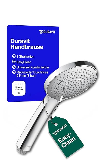Douchette chromée Duravit Universal à trois jets