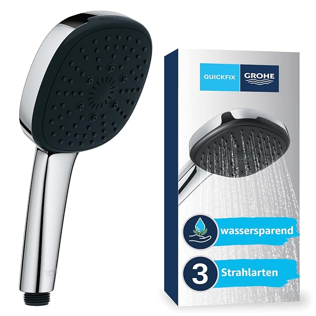 Douchette chromée carrée GROHE Vitalio Comfort 110