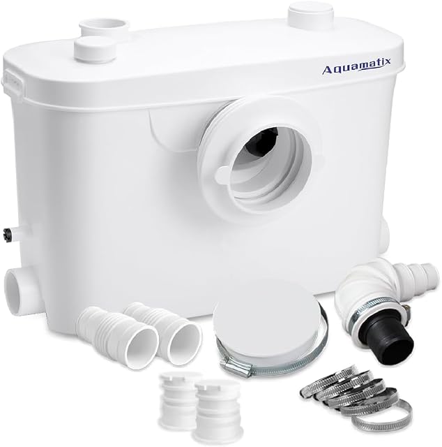 Pompe broyeuse Aquamatix 400 W avec évent à filtre à charbon