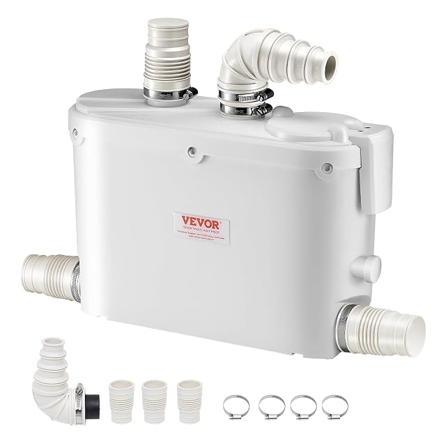 Pompe broyeuse VEVOR 500 W à quatre entrées