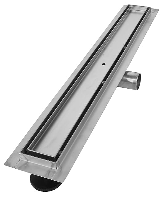 Caniveau de douche carrelable en acier inoxydable VILSTEIN de 70 cm
