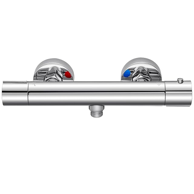 Thermostatique de douche apparent chromé Auralum