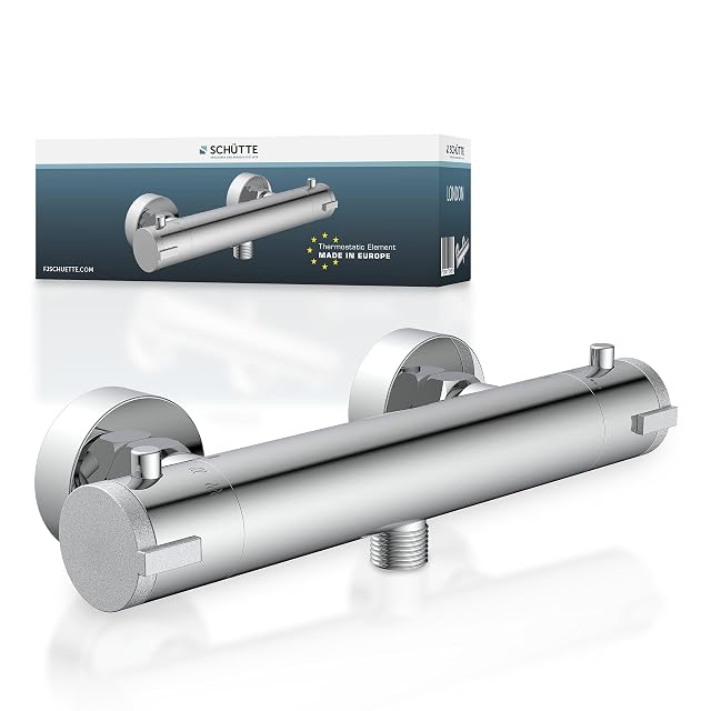 Mitigeur thermostatique de douche chromé Schütte LONDON