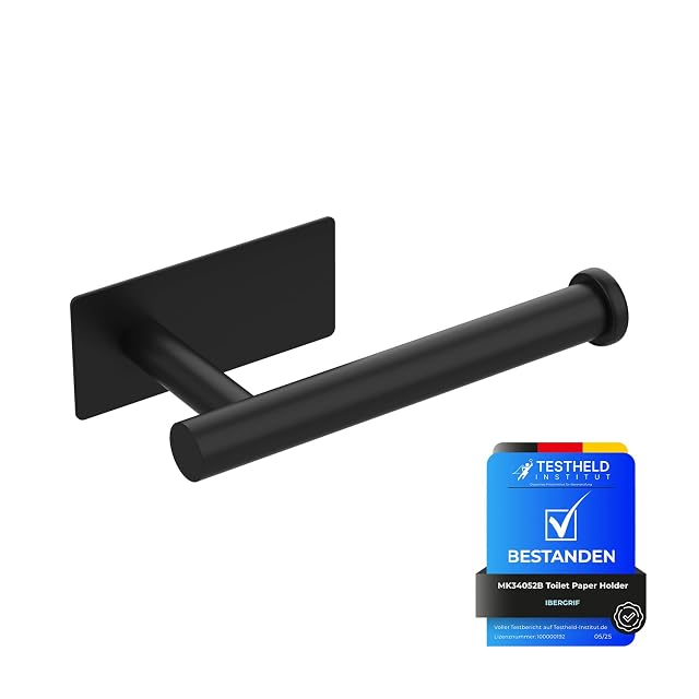 Porte-rouleau autocollant en acier inoxydable Ibergrif