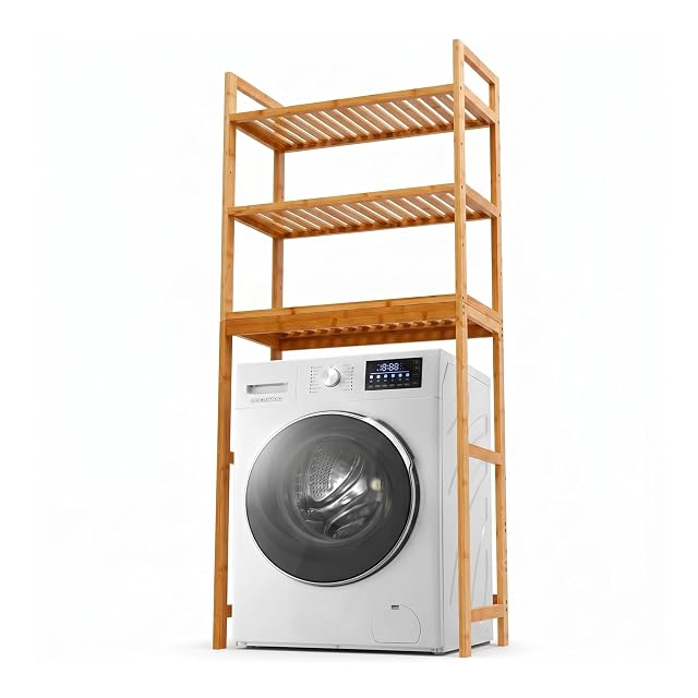 Étagère de WC et de lave-linge en bambou massif MY FAT GORILLA