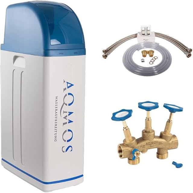 Adoucisseur d’eau Aqmos R2D2-48 avec son kit de raccordement